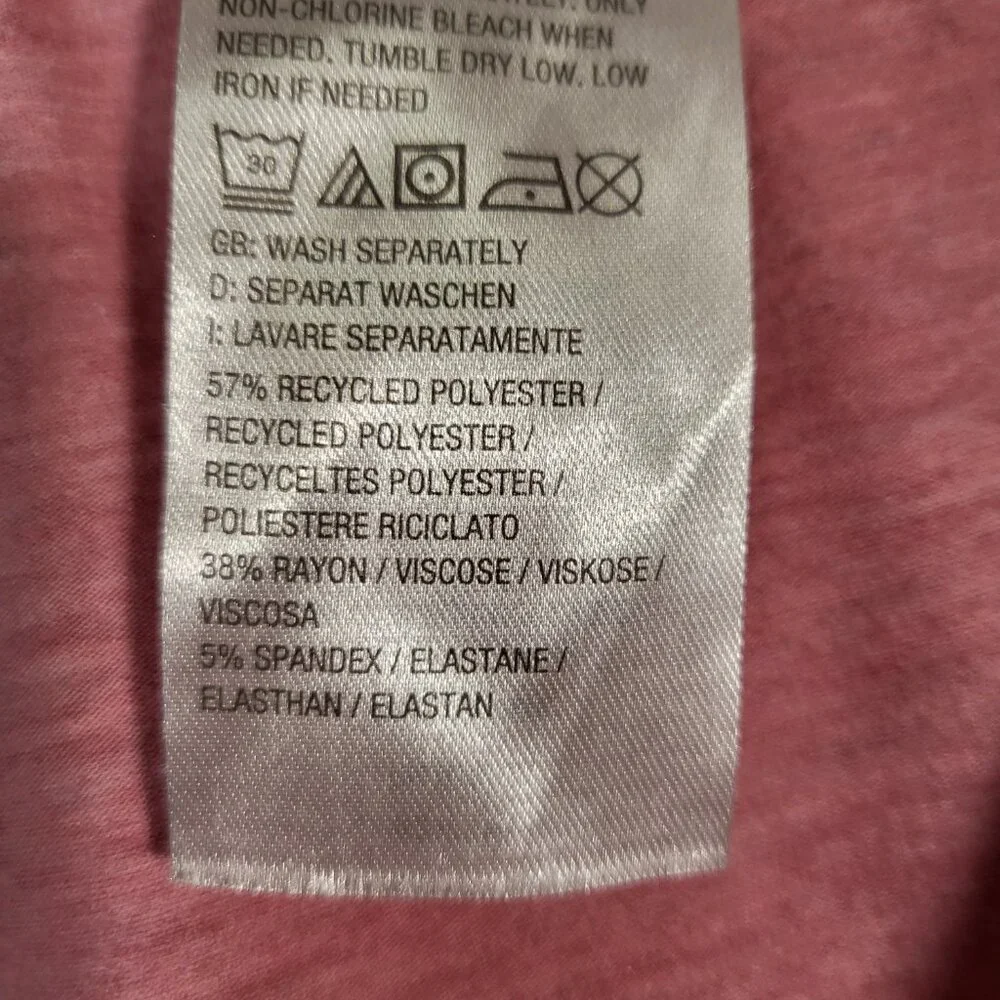 AnyBody Woman's Lightweight Lounge Pant Size Large Pink Heather - Picture 9 of 9